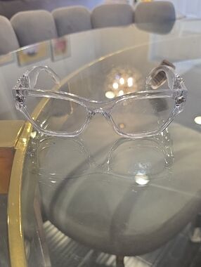 Versace Clear Transparent Eyeglasses